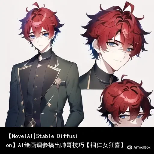 【NovelAI|Stable Diffusion】AI绘画调参搞出帅哥技巧【铜仁女狂喜】