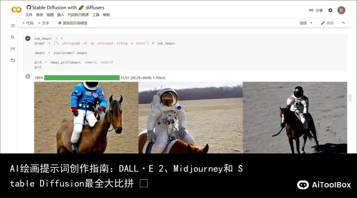 AI绘画提示词创作指南:DALL·E 2、Midjourney和 Stable Diffusion最全大比拼 ⛵