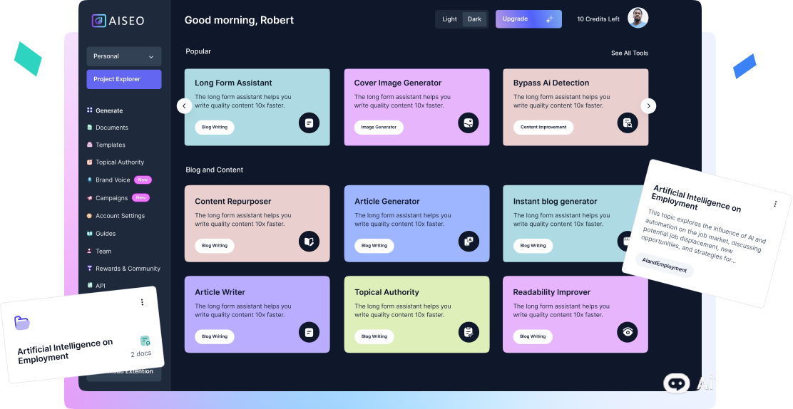 AISEO AI 内容检测器