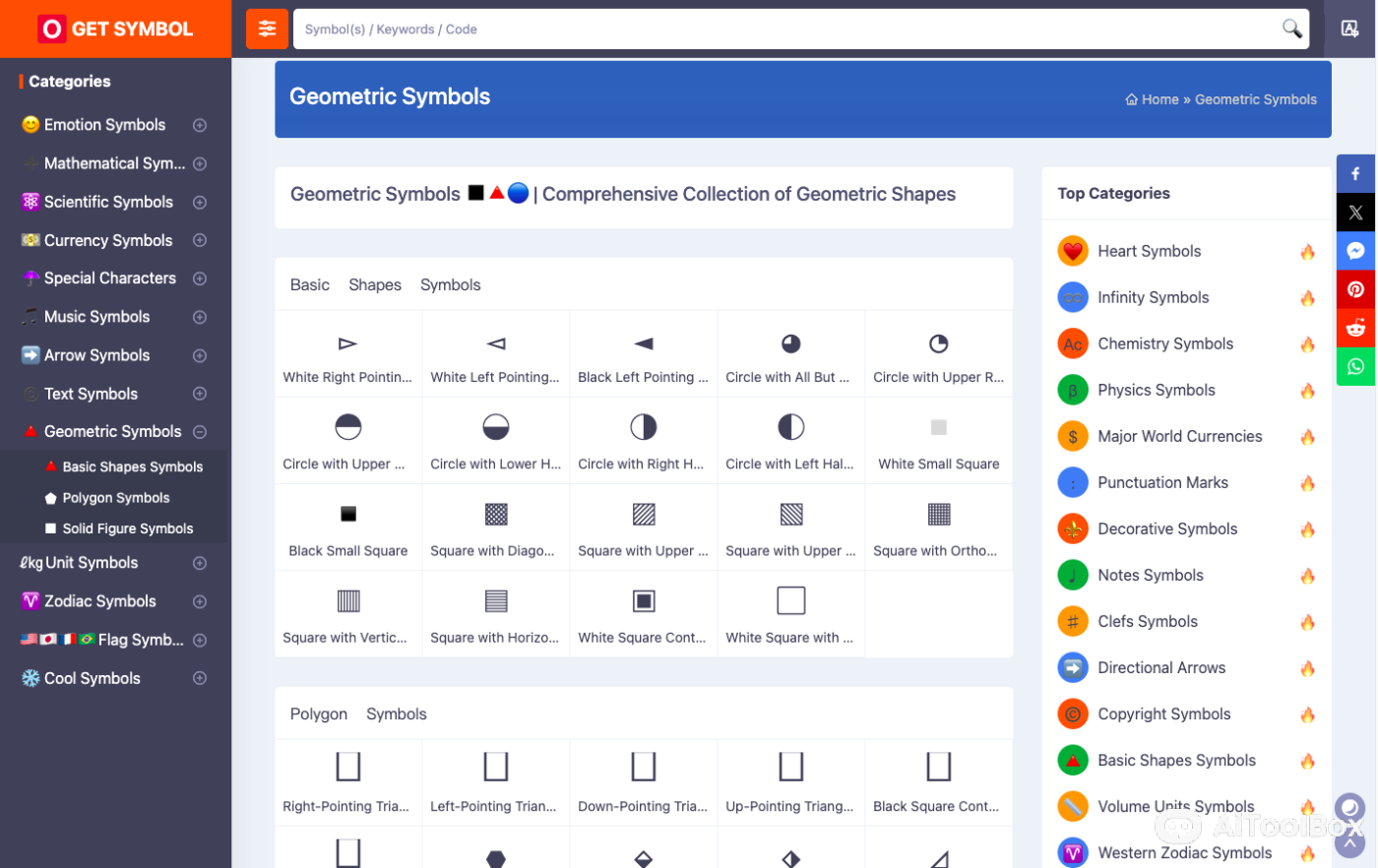 Getsymbol 符号字典