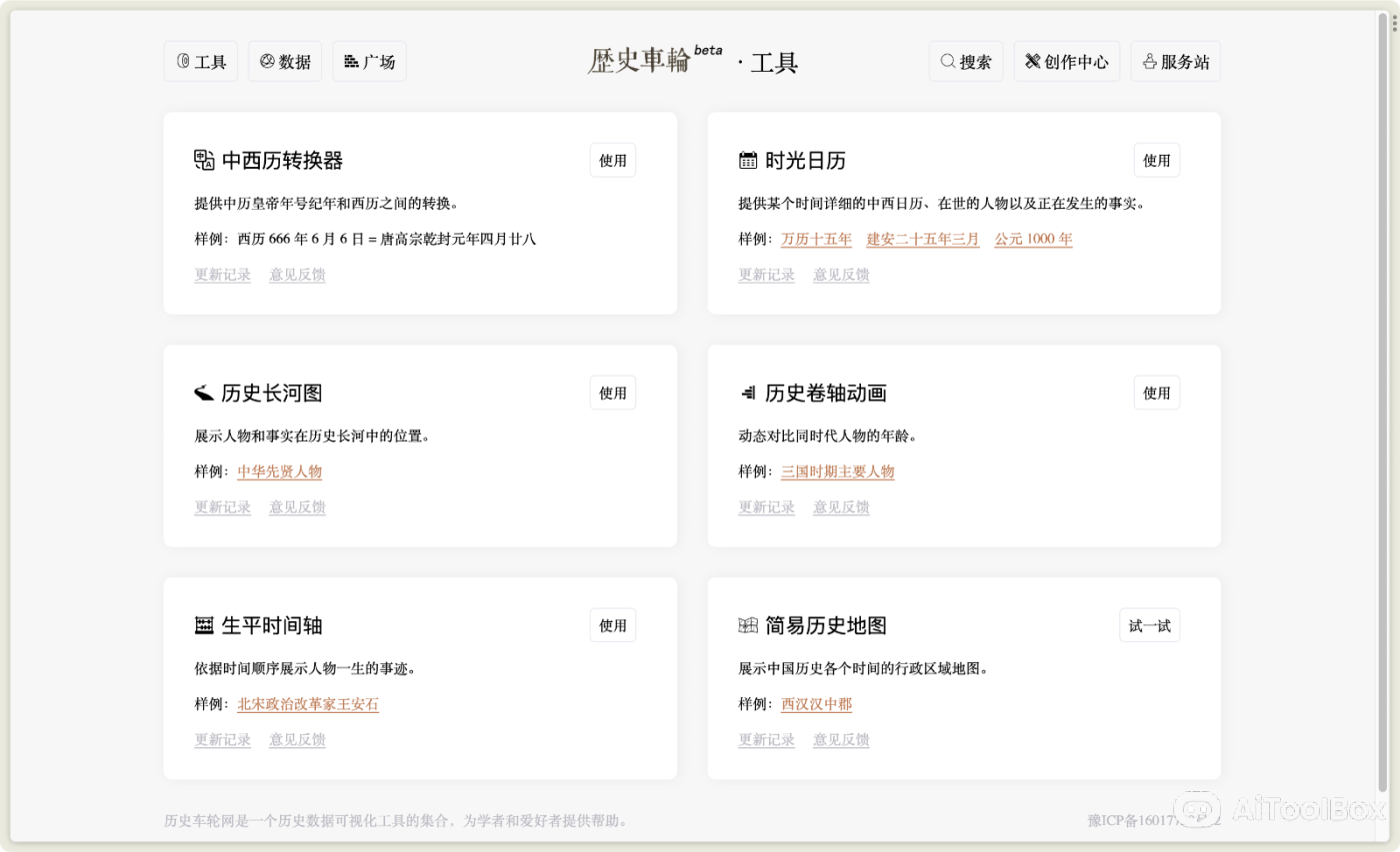 历史车轮 历史数据可视化