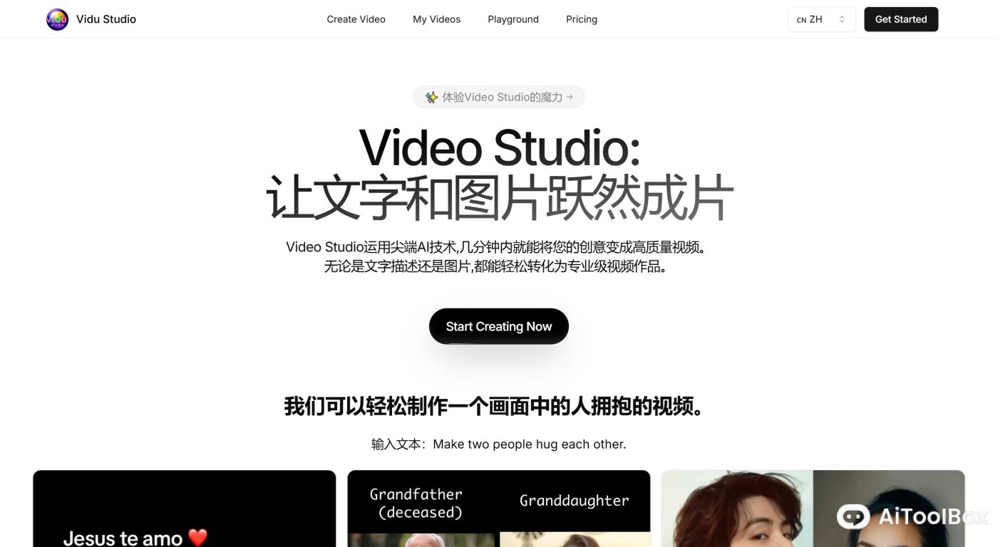 Video Studio(图1) Vidu Studio