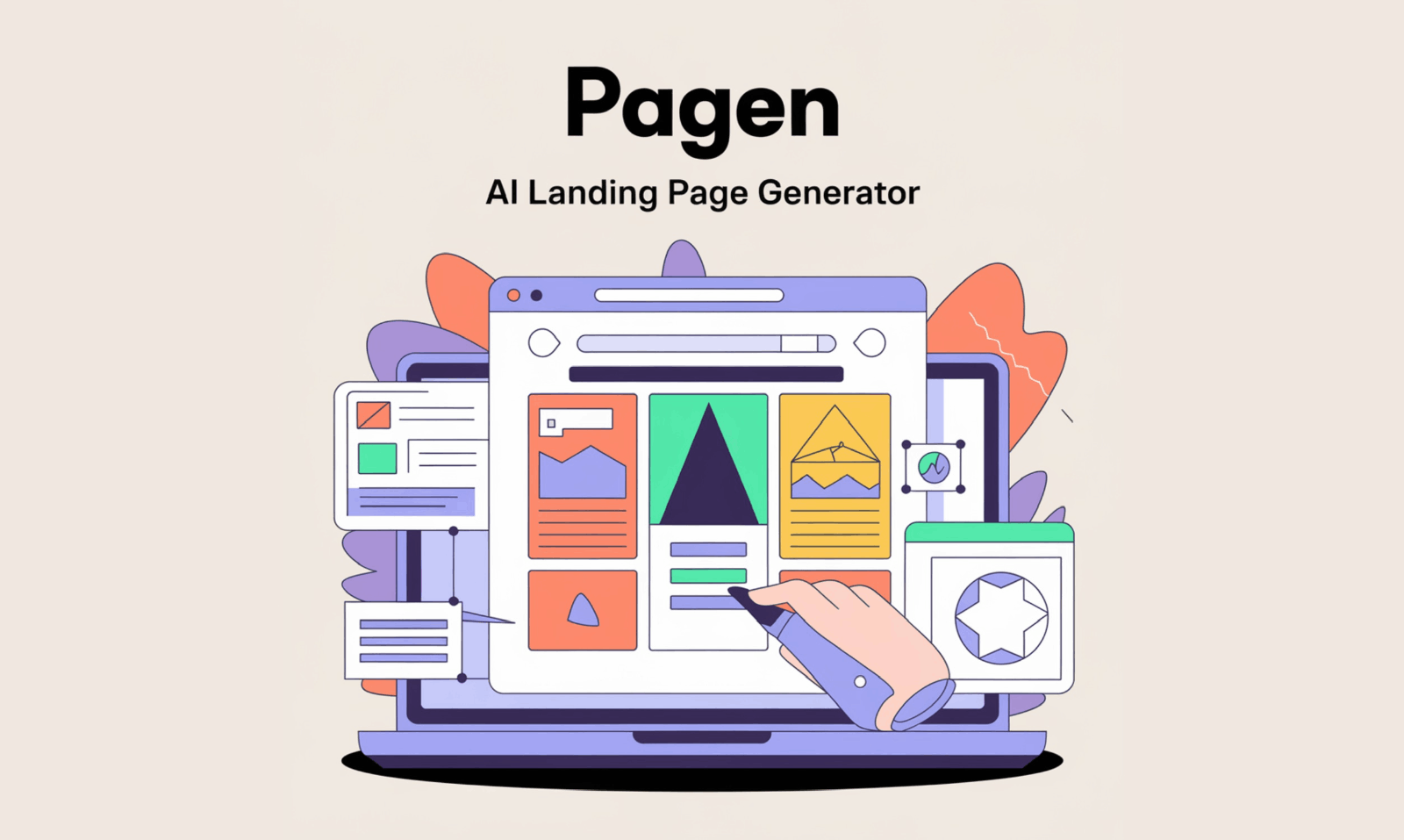 Pagen AI落地页生成器