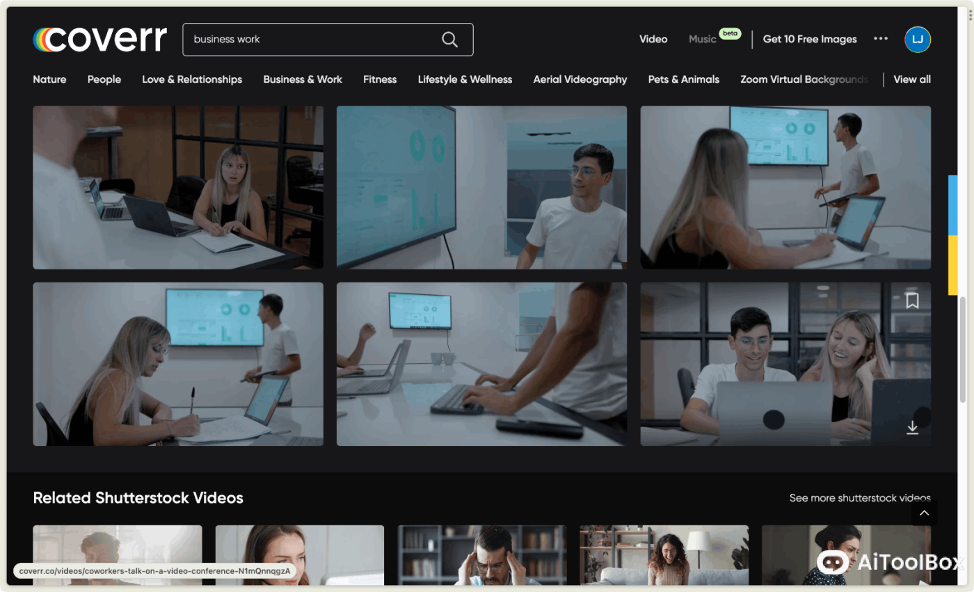 Coverr 免费视频素材库