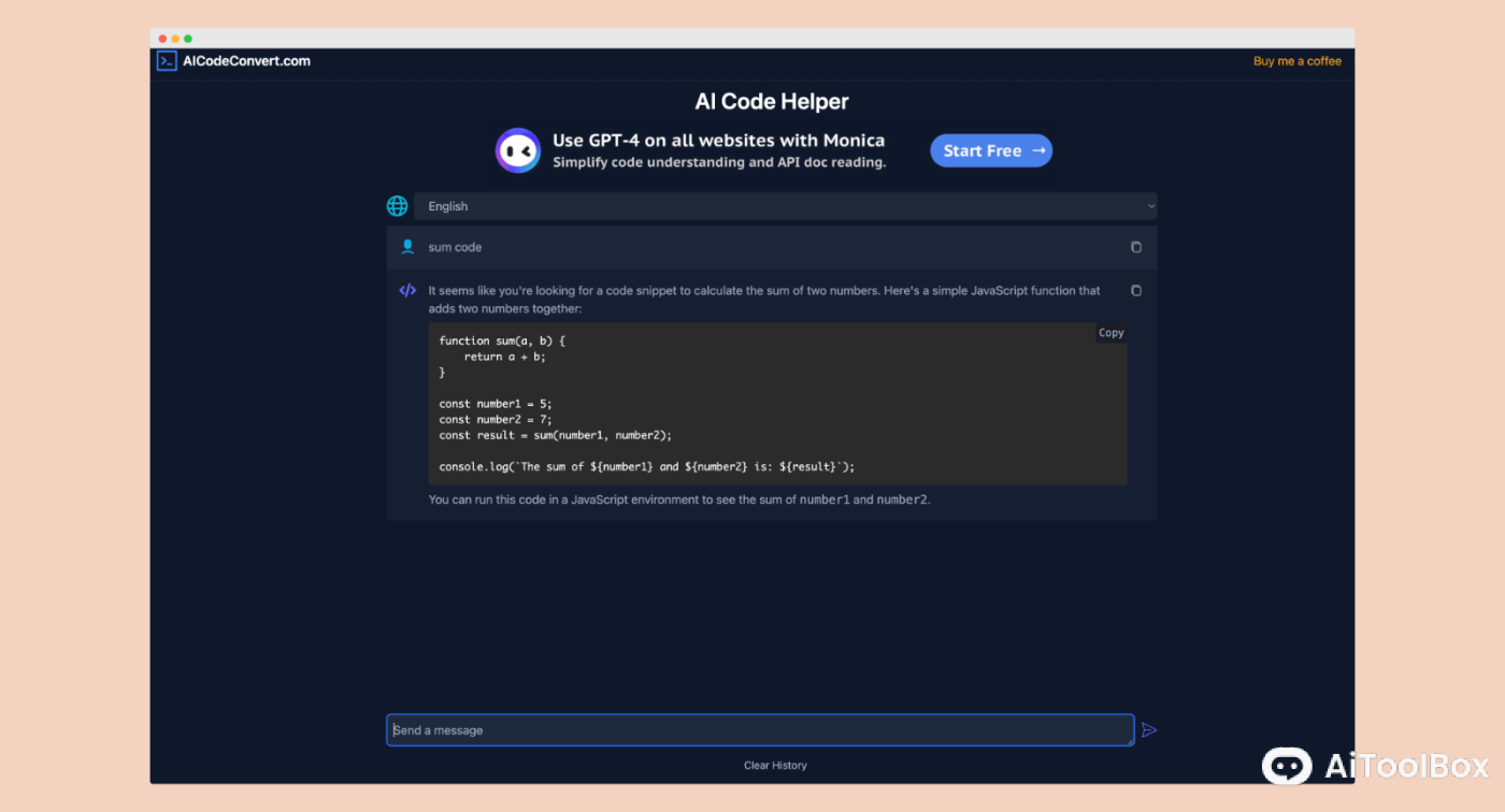AI Code Converter 代码语言转换