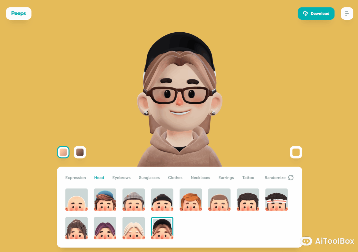 Peeps 3D 头像制作