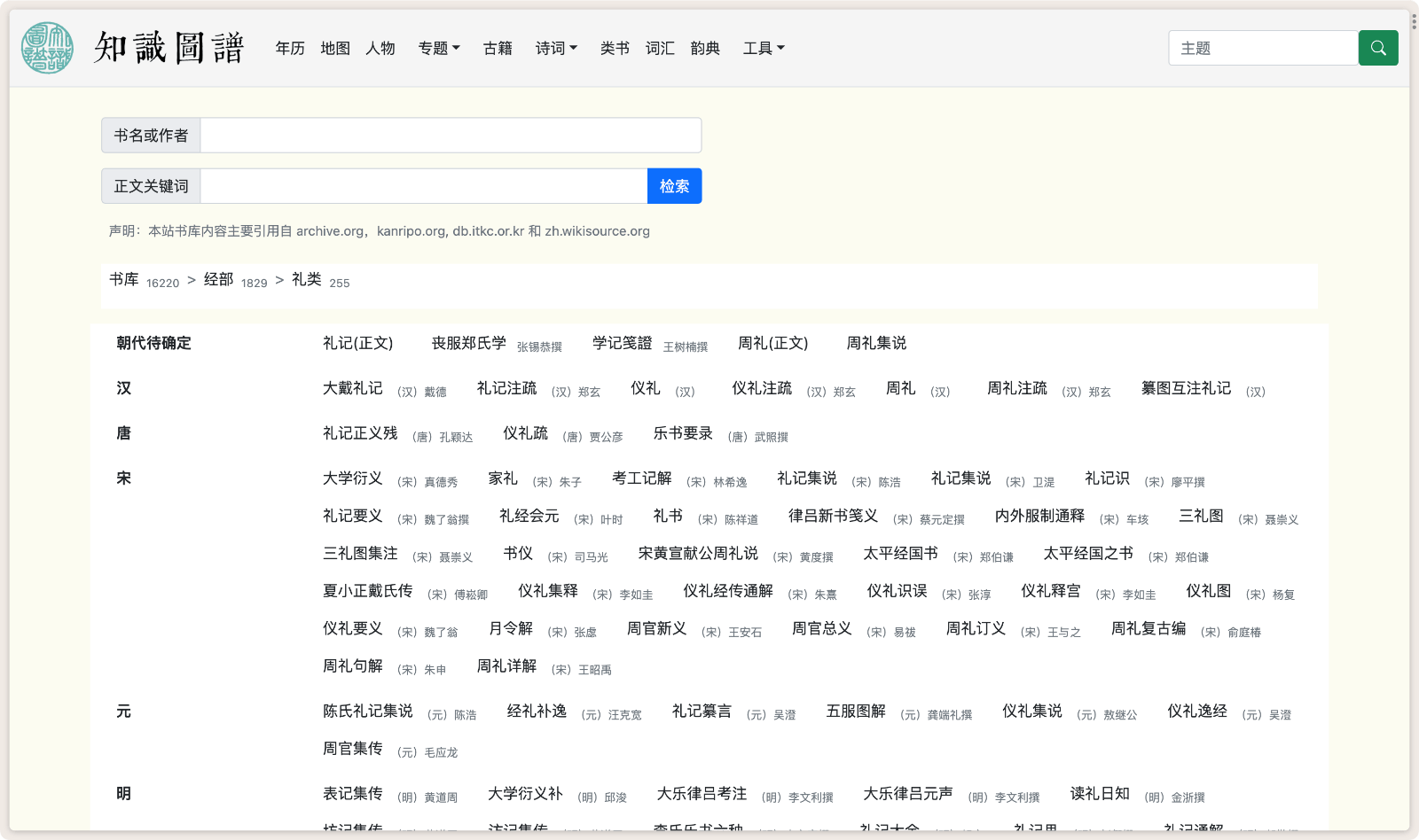 知识图谱 古籍可视化