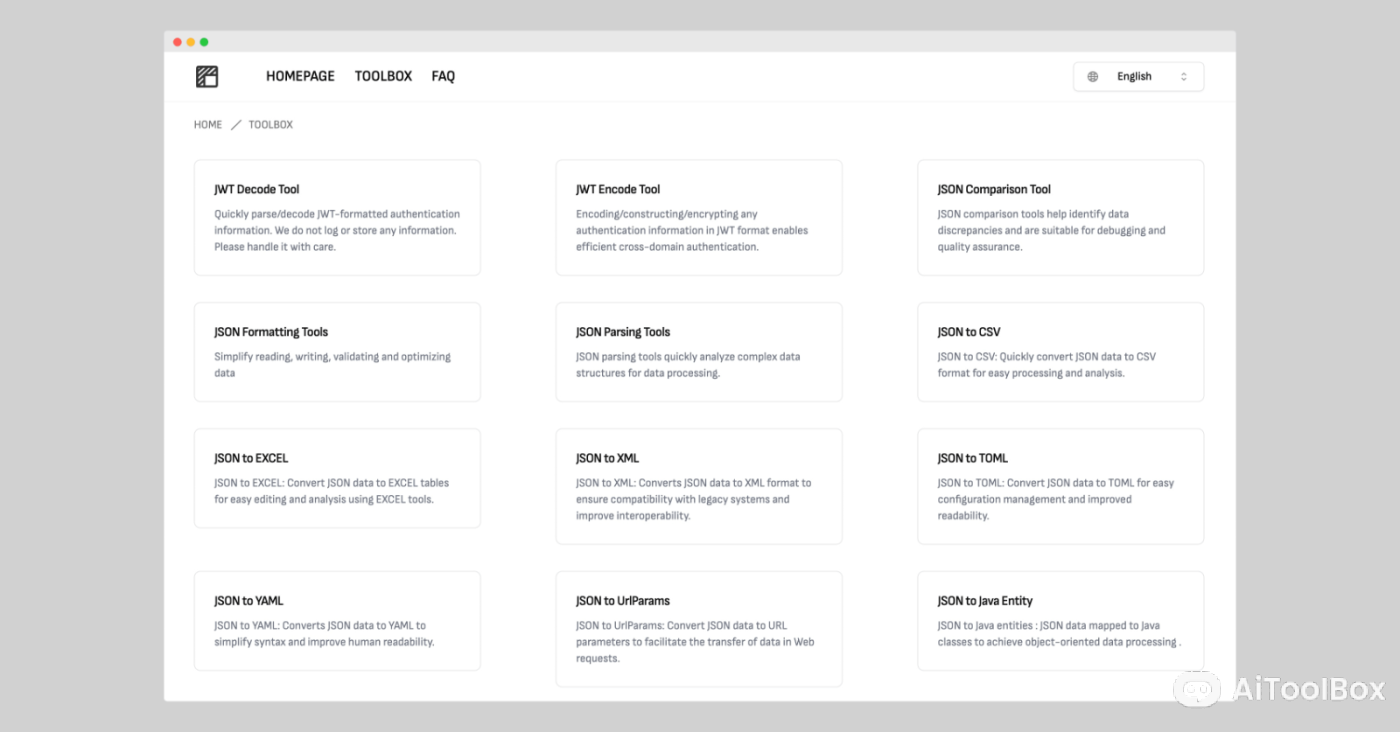 Ezjson - JSON工具箱