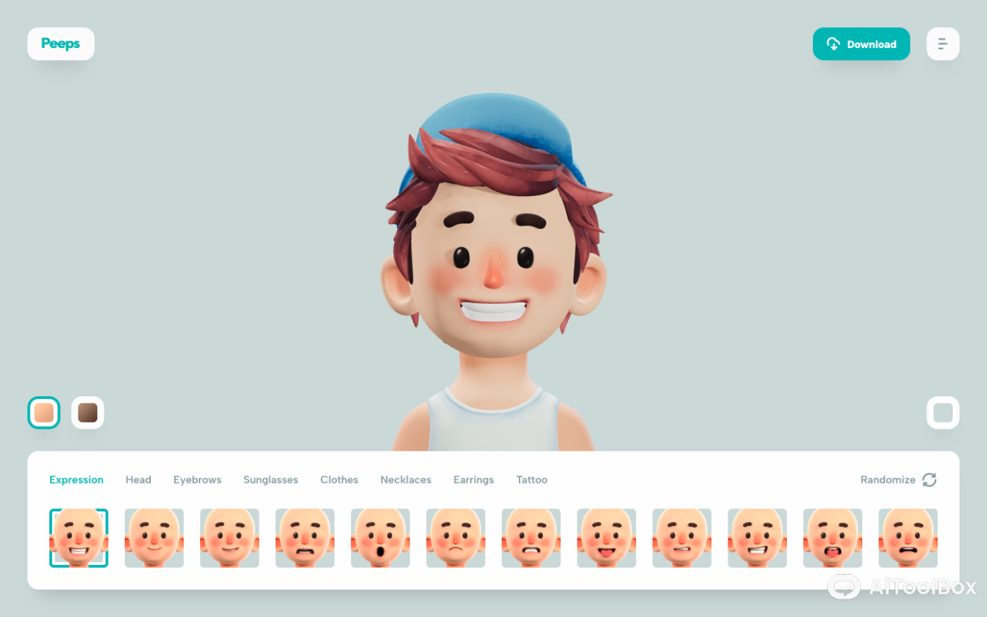 Peeps 3D 头像制作