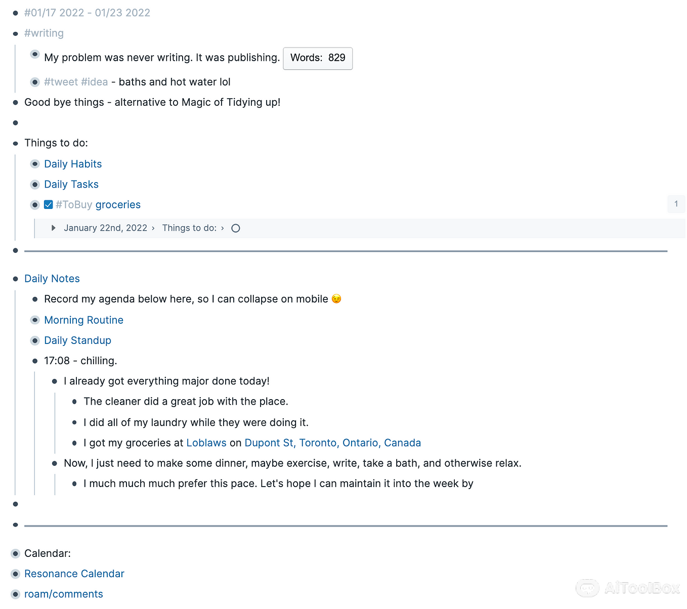 Roam Research双链笔记