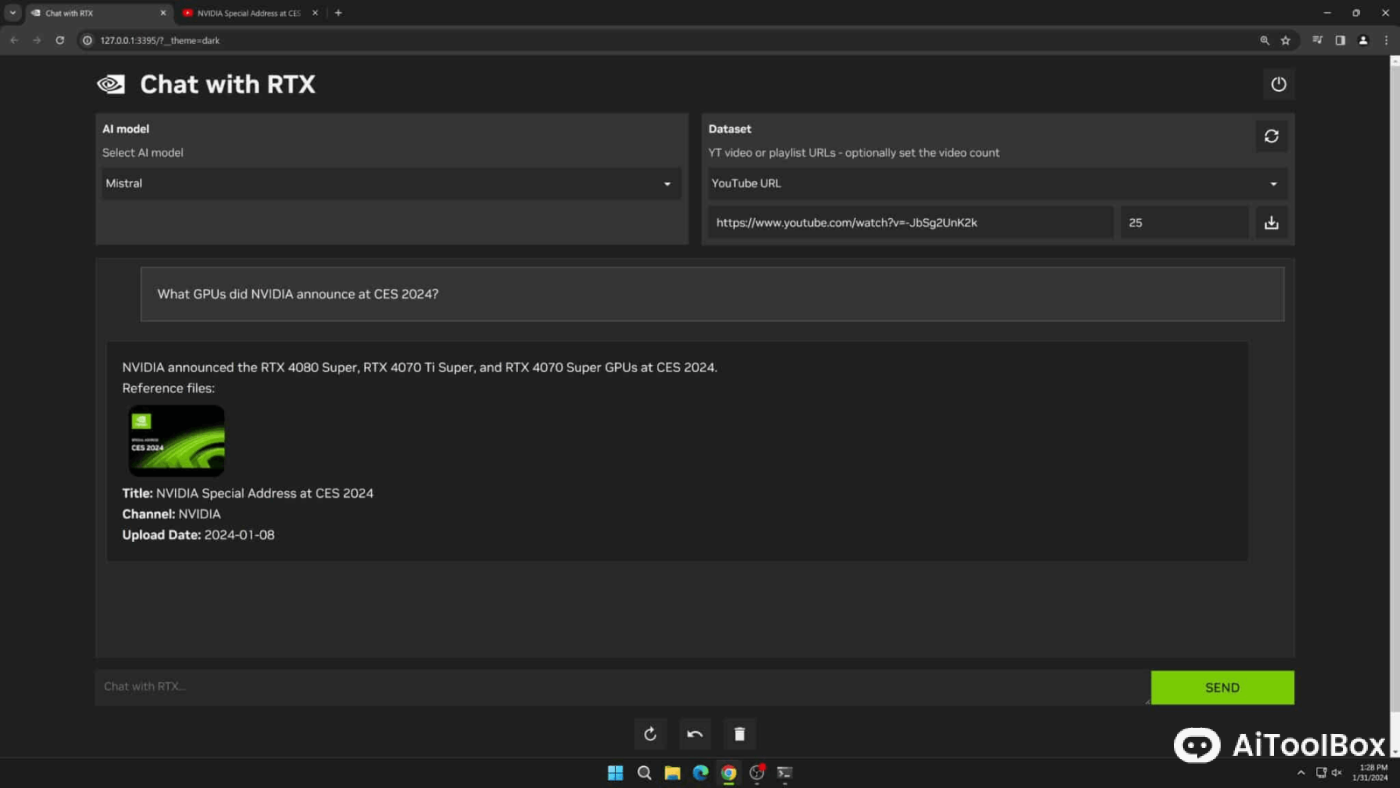 NVIDIA Chat With RTX