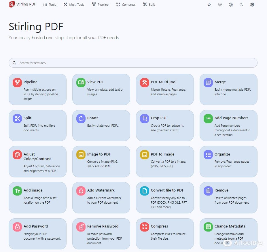 Stirling-PDF(图1) Stirling-PDF