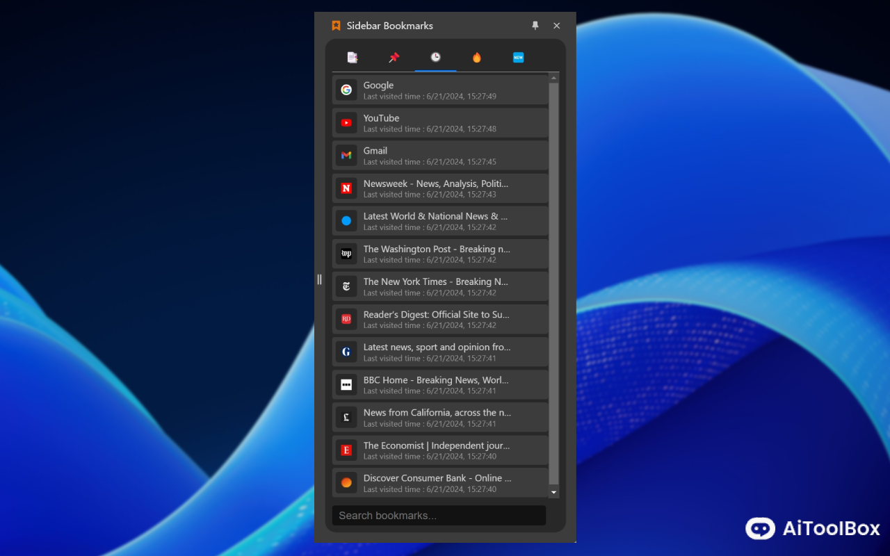 侧边书签栏 - 书签助手