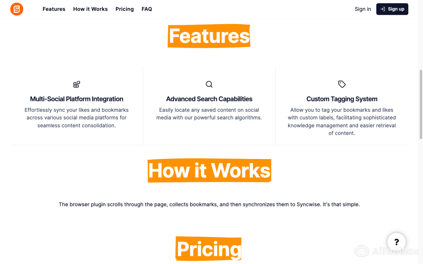 SyncWise书签管理