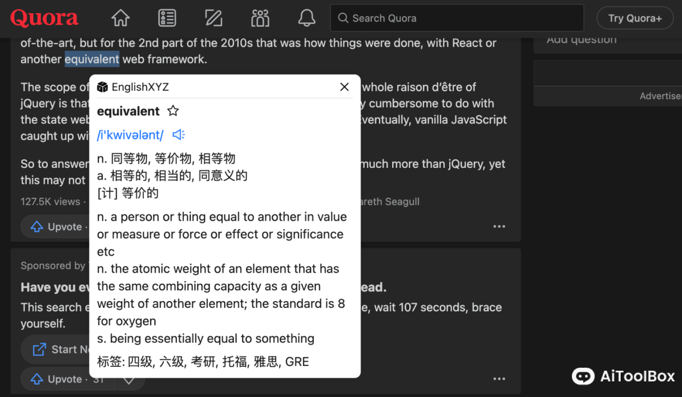 EnglishXYZ - Youtube 强化插件