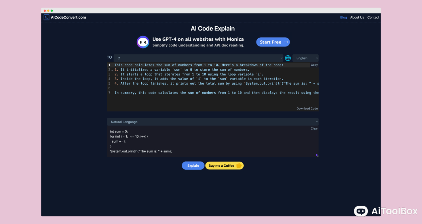 AI Code Converter 代码语言转换