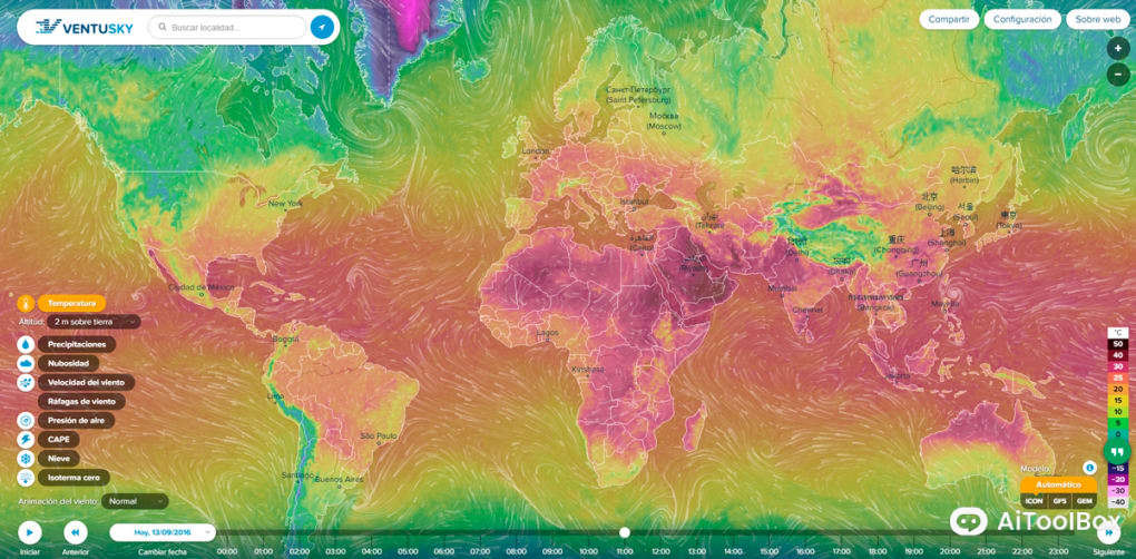 Ventusky动态天气地图