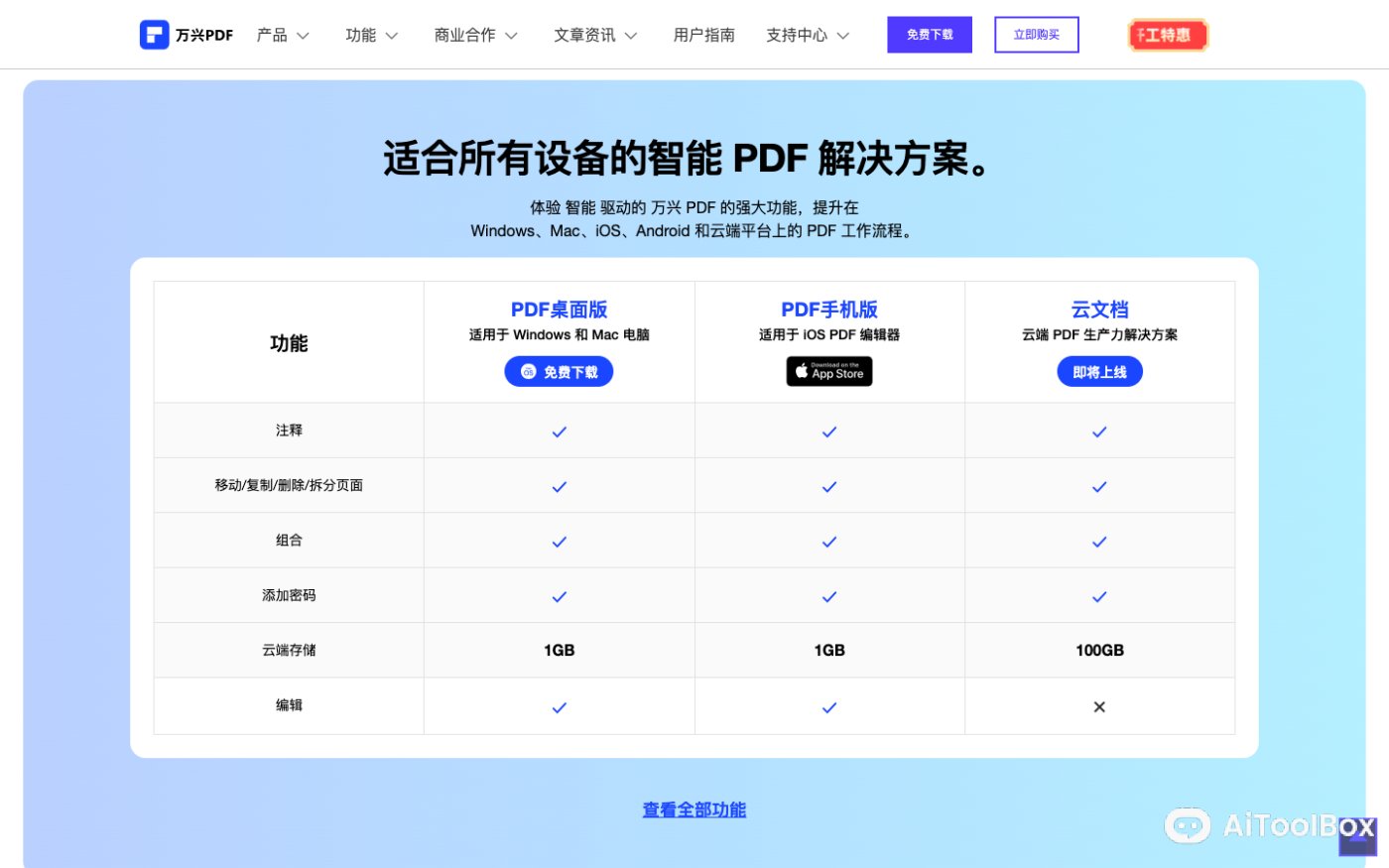 万兴PDF文档编辑器