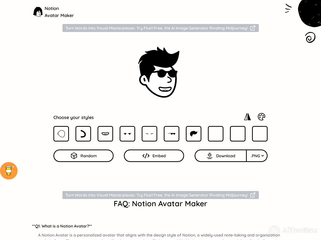 Notion 风格头像制作器