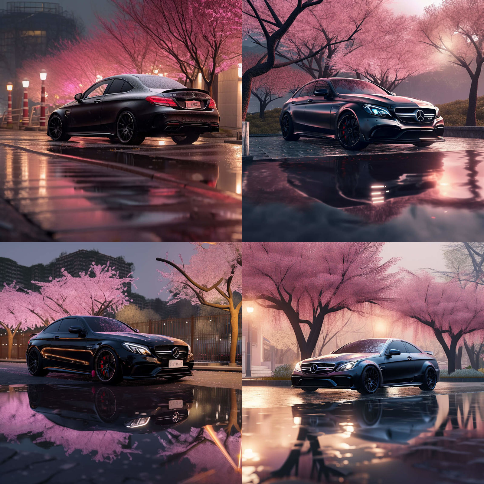 汽车广告摄影的效果图