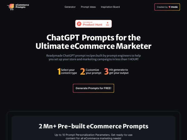 eCommerce ChatGPT Prompts