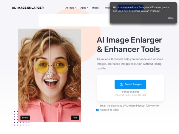 AI Image Enlarger
