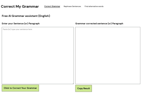 Correct My Grammar