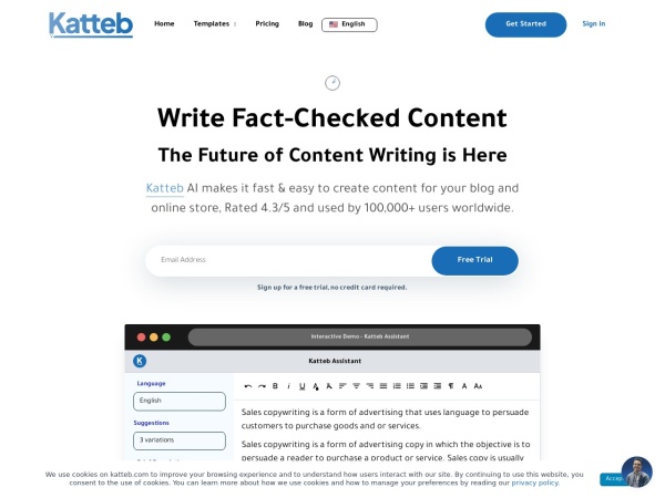 Katteb AI Article Writer
