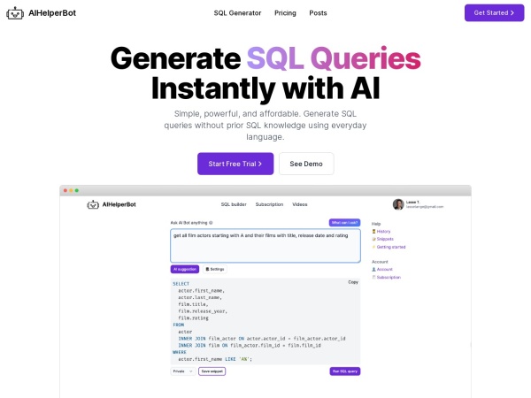 AI SQL BOT