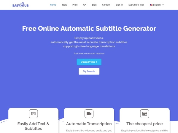EasySub - Auto Subtitle Generator