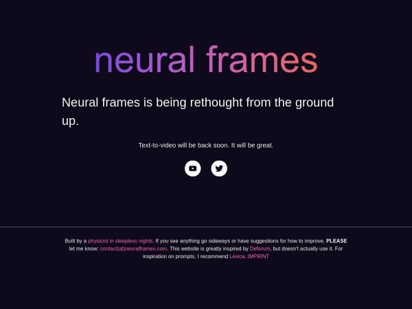 Neuralframes
