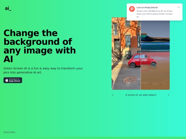 Green Screen AI