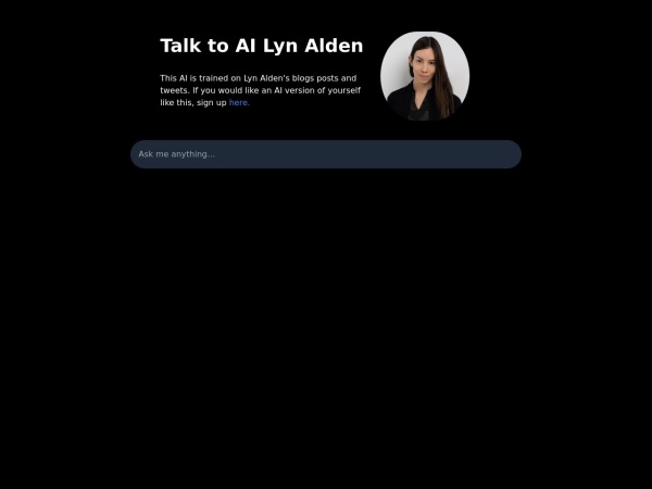Talk to AI Human