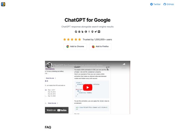 ChatGPT for Google