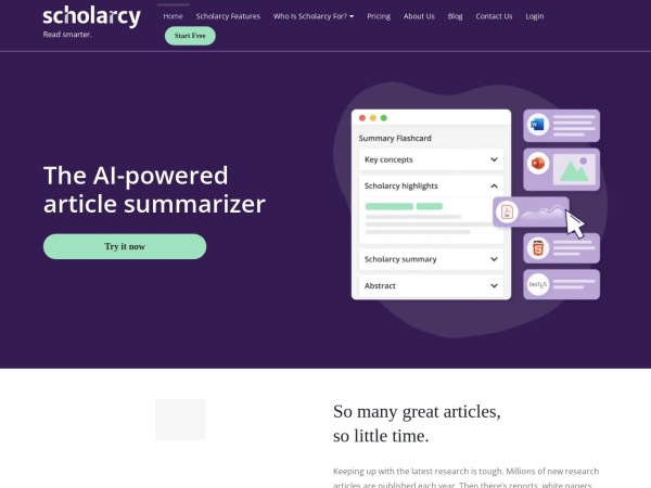 Scholarcy