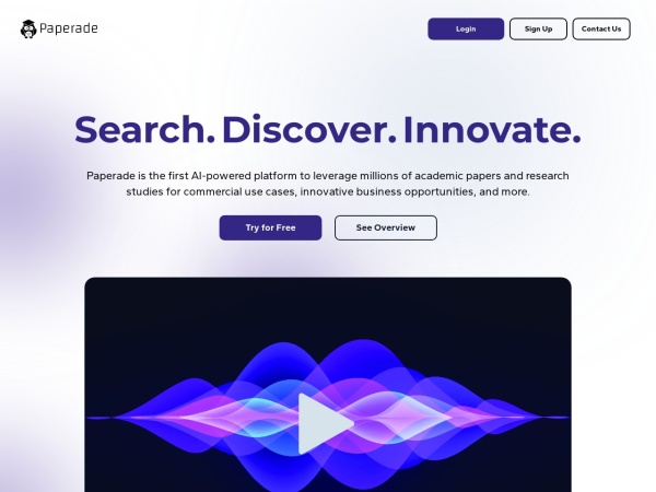 Paperade Startup Idea Generator