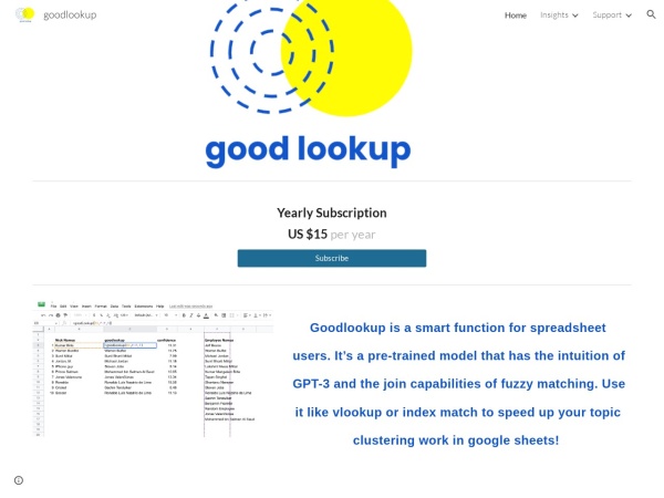 Goodlookup