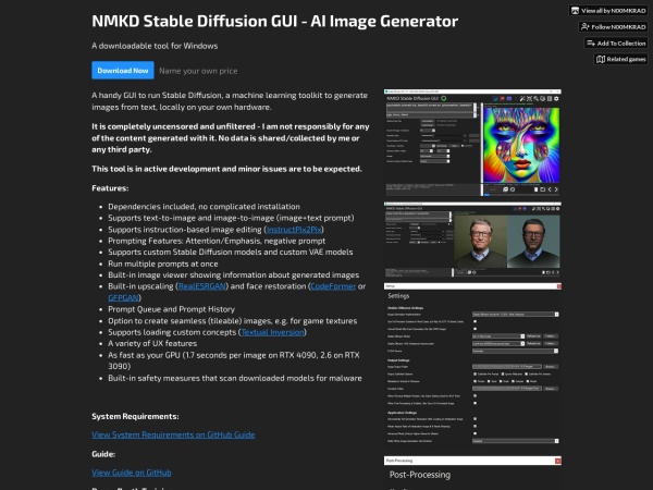 NMKD Stable Diffusion