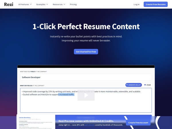 AI Resume Editor