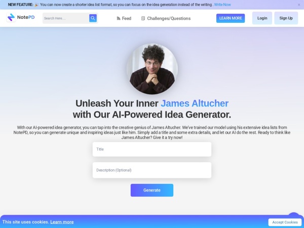 Think like James Altucher