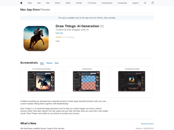 Draw Things: AI Generation