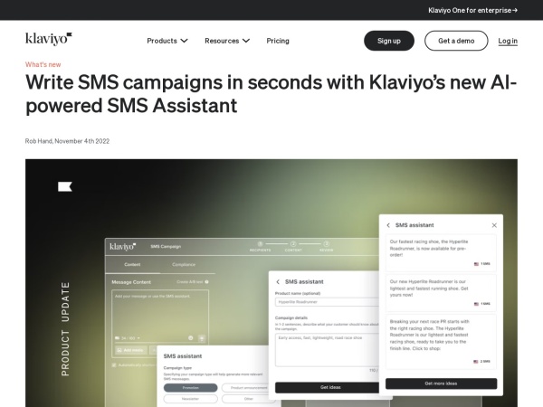 Klaviyo SMS Assistant