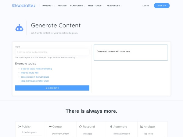 AI Social Media Post Writerby Socialblu
