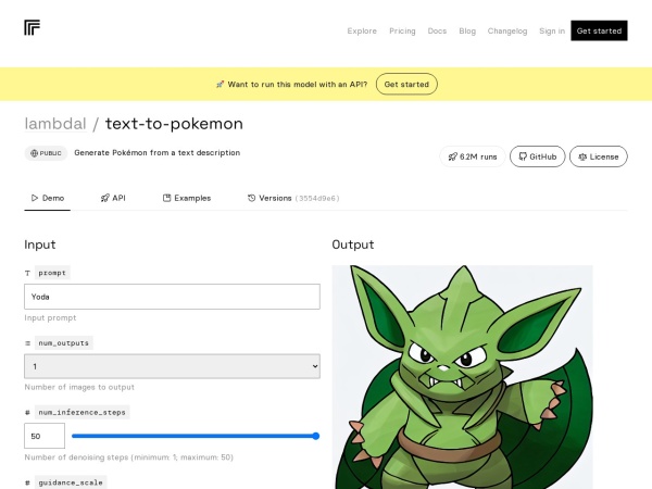 Text-To-Pokemon口袋妖怪