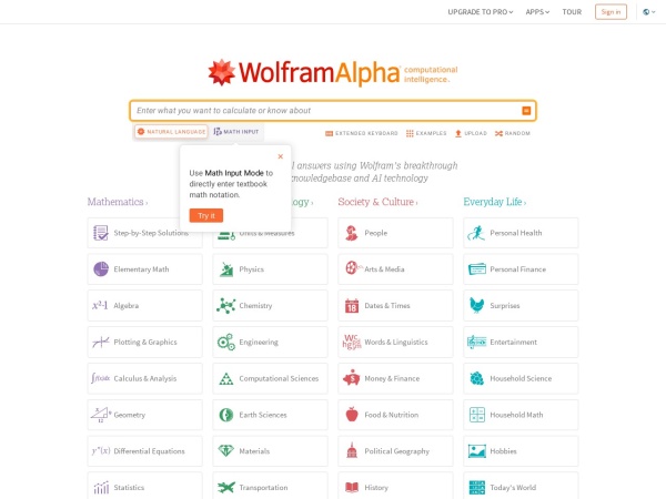 WolframAlpha