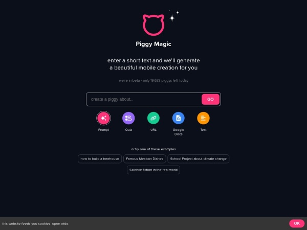 Piggy Quiz Maker