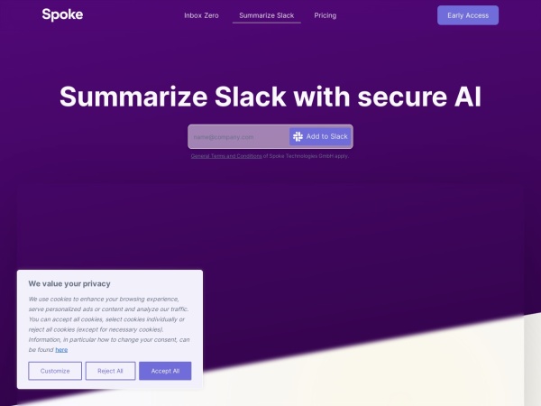 Spoke.ai Slack Summarization