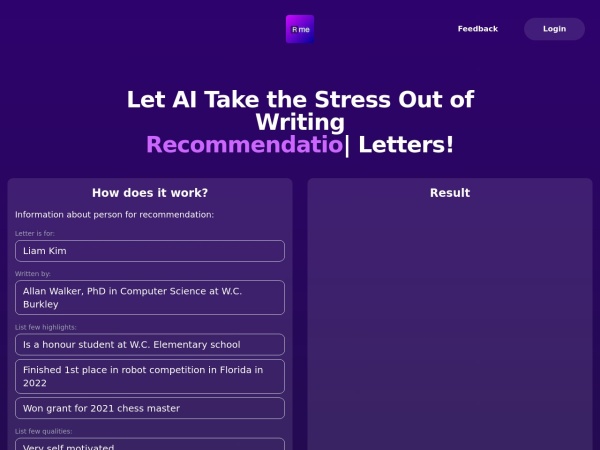 Recommendme