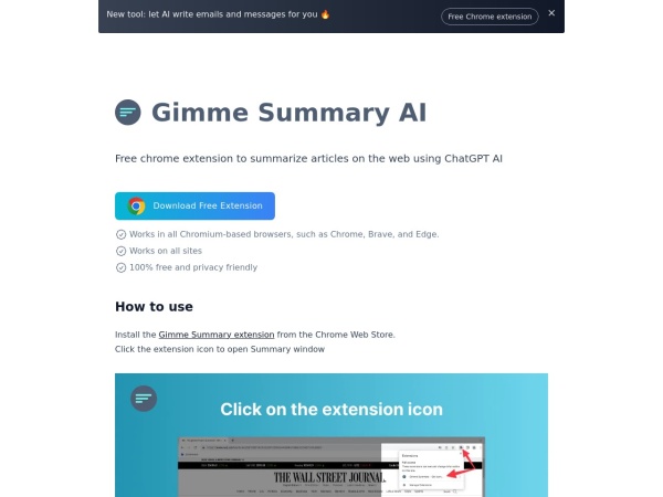 Gimme Summary AI
