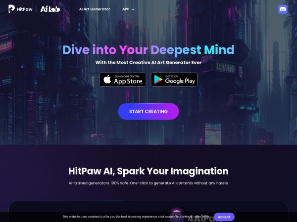 Hitpaw AI Art Generator